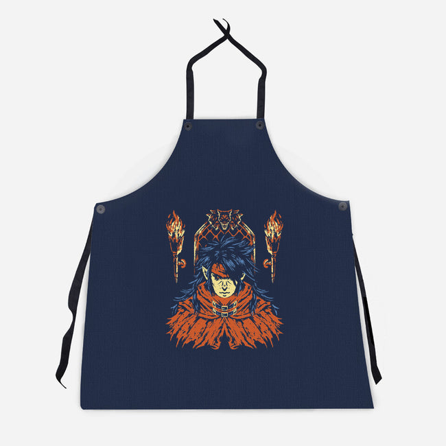 Man Of Mysteries-Unisex-Kitchen-Apron-Henrique Torres