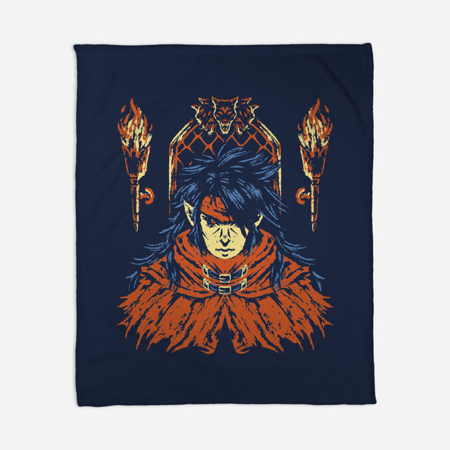 Man Of Mysteries-None-Fleece-Blanket-Henrique Torres