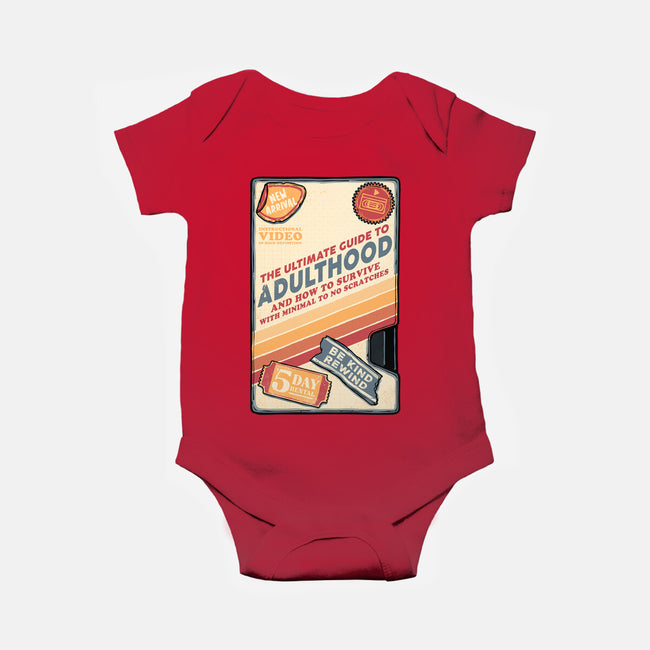 Guide To Adulthood-Baby-Basic-Onesie-glitchygorilla
