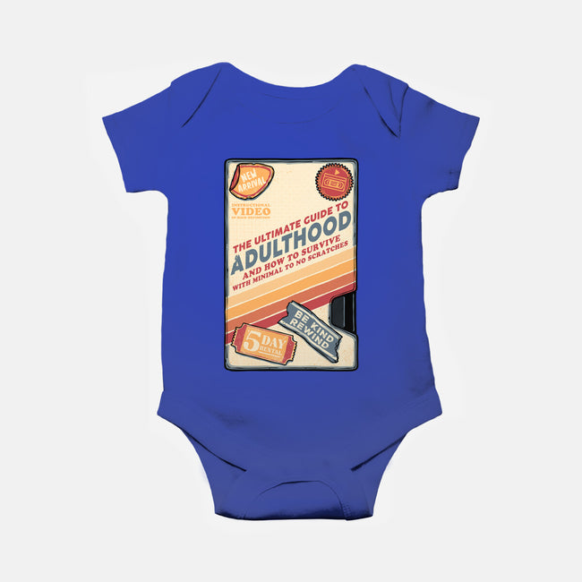 Guide To Adulthood-Baby-Basic-Onesie-glitchygorilla