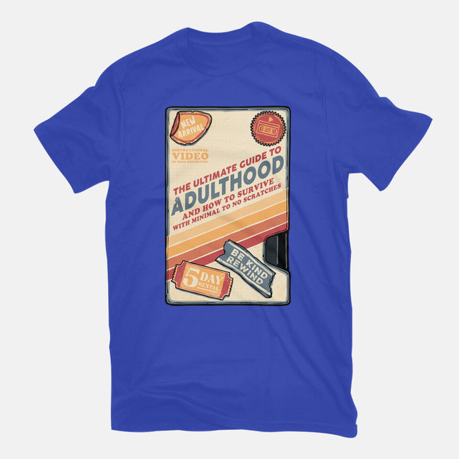 Guide To Adulthood-Womens-Fitted-Tee-glitchygorilla