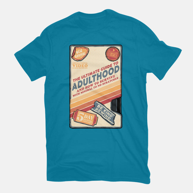Guide To Adulthood-Womens-Fitted-Tee-glitchygorilla