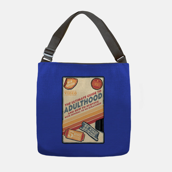 Guide To Adulthood-None-Adjustable Tote-Bag-glitchygorilla
