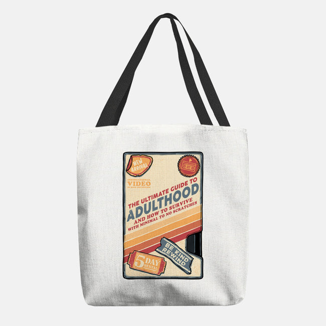Guide To Adulthood-None-Basic Tote-Bag-glitchygorilla