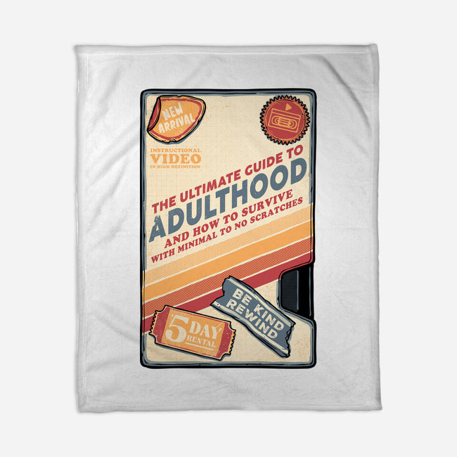 Guide To Adulthood-None-Fleece-Blanket-glitchygorilla