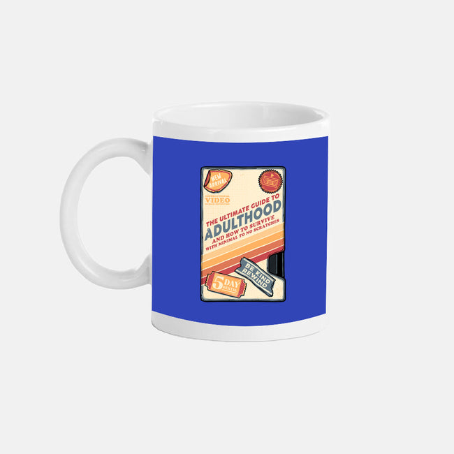 Guide To Adulthood-None-Mug-Drinkware-glitchygorilla