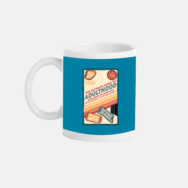 Guide To Adulthood-None-Mug-Drinkware-glitchygorilla
