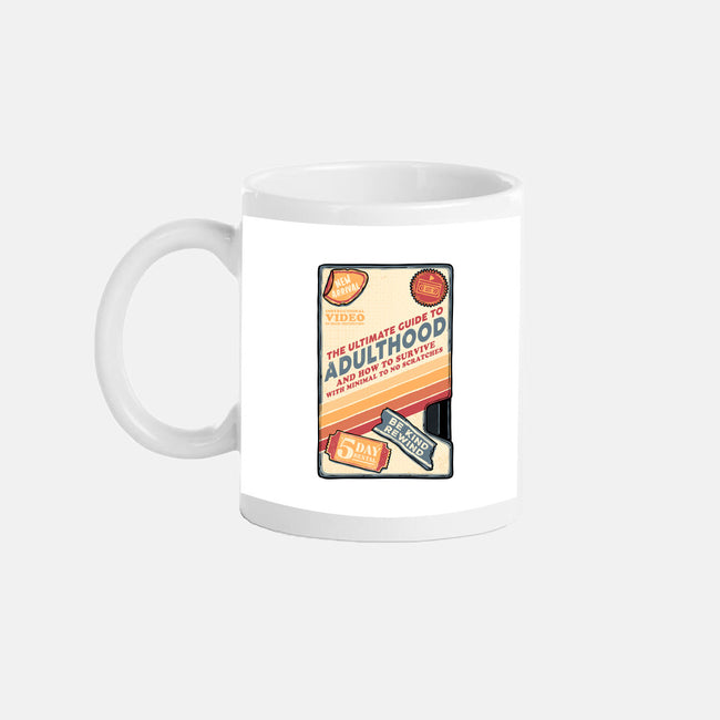 Guide To Adulthood-None-Mug-Drinkware-glitchygorilla
