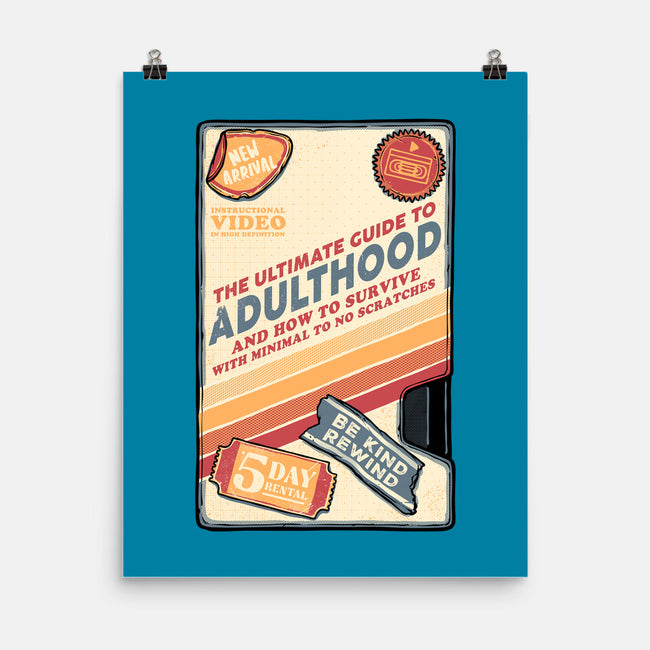 Guide To Adulthood-None-Matte-Poster-glitchygorilla