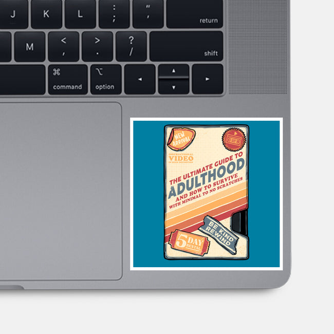 Guide To Adulthood-None-Glossy-Sticker-glitchygorilla