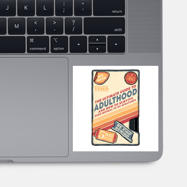 Guide To Adulthood-None-Glossy-Sticker-glitchygorilla