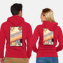 Guide To Adulthood-Unisex-Zip-Up-Sweatshirt-glitchygorilla