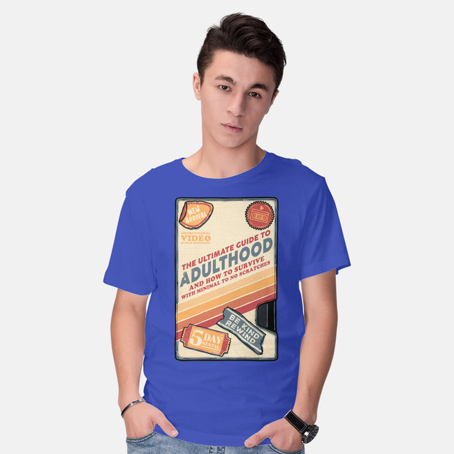 Guide To Adulthood-Mens-Basic-Tee-glitchygorilla