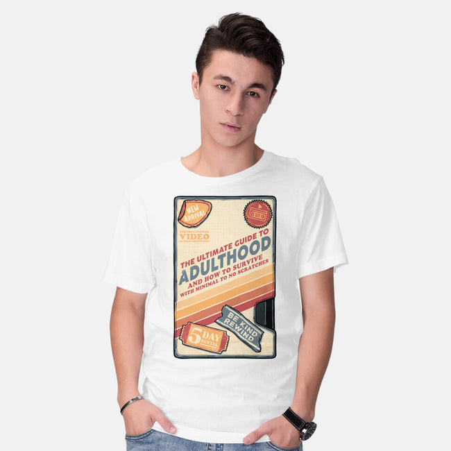 Guide To Adulthood-Mens-Basic-Tee-glitchygorilla