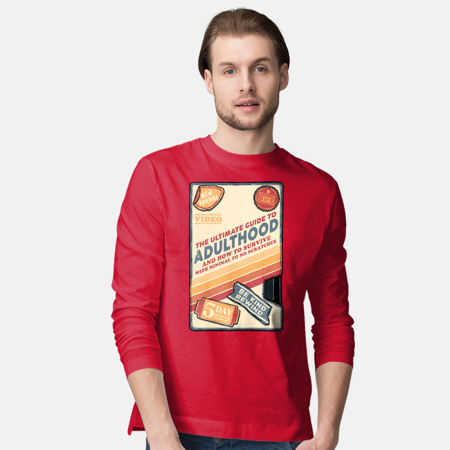 Guide To Adulthood-Mens-Long Sleeved-Tee-glitchygorilla