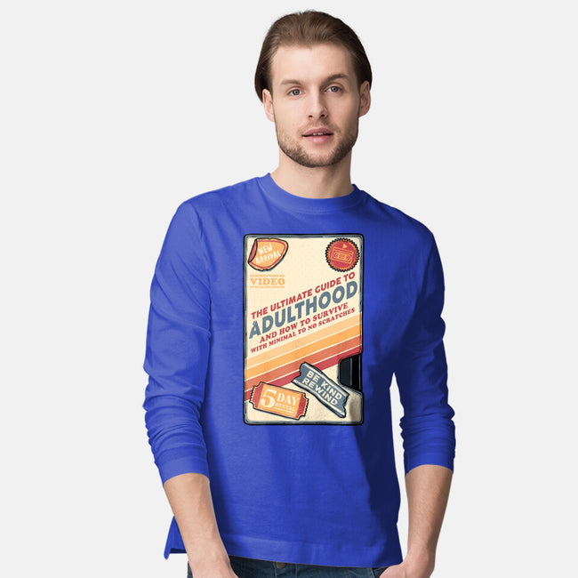 Guide To Adulthood-Mens-Long Sleeved-Tee-glitchygorilla