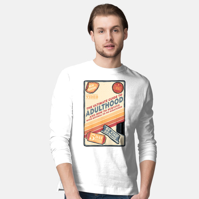 Guide To Adulthood-Mens-Long Sleeved-Tee-glitchygorilla
