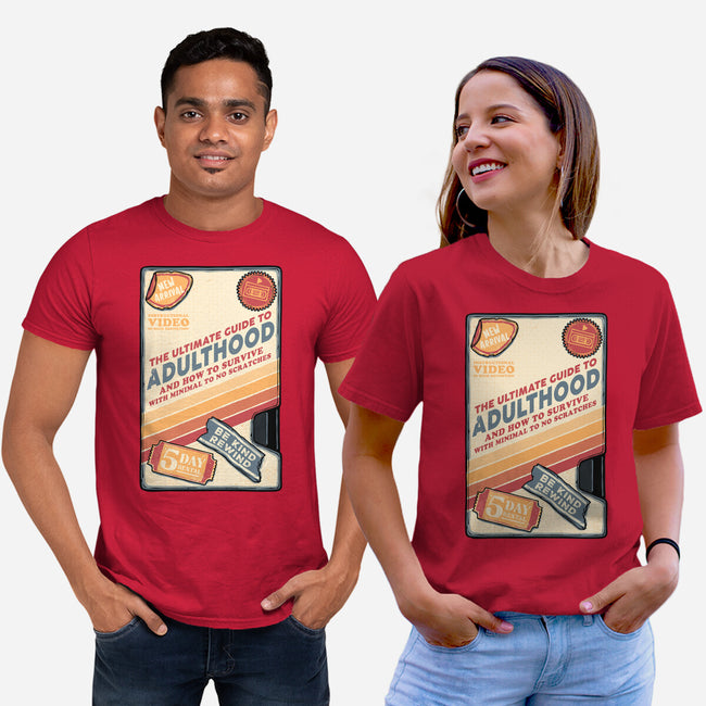 Guide To Adulthood-Unisex-Basic-Tee-glitchygorilla