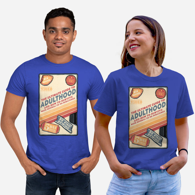 Guide To Adulthood-Unisex-Basic-Tee-glitchygorilla