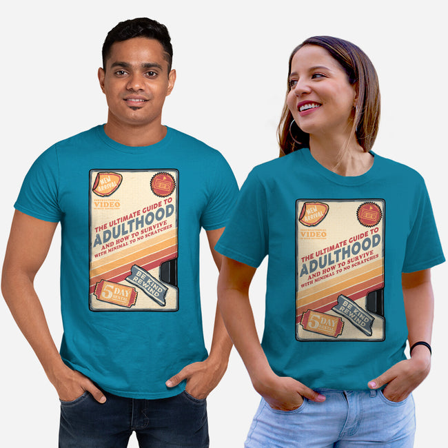 Guide To Adulthood-Unisex-Basic-Tee-glitchygorilla