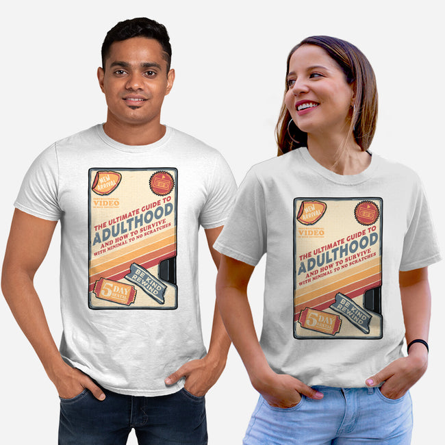 Guide To Adulthood-Unisex-Basic-Tee-glitchygorilla