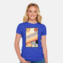 Guide To Adulthood-Womens-Fitted-Tee-glitchygorilla