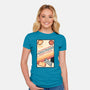 Guide To Adulthood-Womens-Fitted-Tee-glitchygorilla