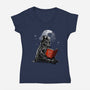 Dark Father-Womens-V-Neck-Tee-kharmazero