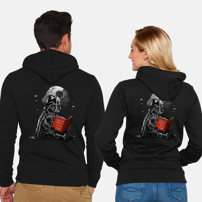 Dark Father-Unisex-Zip-Up-Sweatshirt-kharmazero