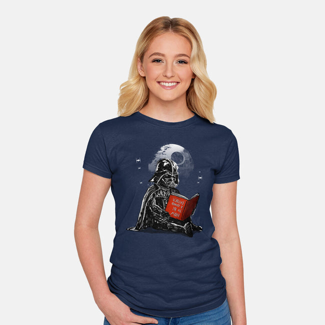 Dark Father-Womens-Fitted-Tee-kharmazero