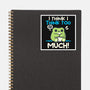 I Think I Think Too Much-None-Glossy-Sticker-NemiMakeit