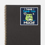 I Think I Think Too Much-None-Glossy-Sticker-NemiMakeit