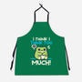 I Think I Think Too Much-Unisex-Kitchen-Apron-NemiMakeit