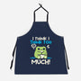 I Think I Think Too Much-Unisex-Kitchen-Apron-NemiMakeit