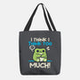 I Think I Think Too Much-None-Basic Tote-Bag-NemiMakeit