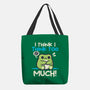 I Think I Think Too Much-None-Basic Tote-Bag-NemiMakeit