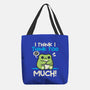 I Think I Think Too Much-None-Basic Tote-Bag-NemiMakeit