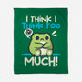 I Think I Think Too Much-None-Fleece-Blanket-NemiMakeit
