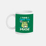 I Think I Think Too Much-None-Mug-Drinkware-NemiMakeit