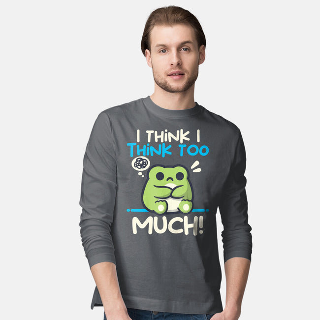 I Think I Think Too Much-Mens-Long Sleeved-Tee-NemiMakeit