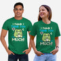 I Think I Think Too Much-Unisex-Basic-Tee-NemiMakeit
