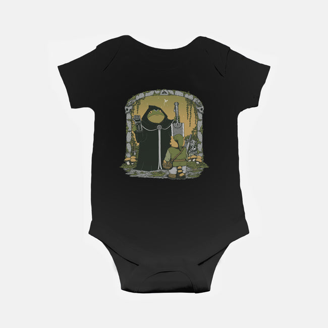 The Adventure Begins-Baby-Basic-Onesie-pigboom