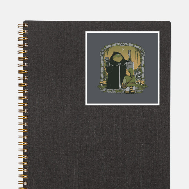 The Adventure Begins-None-Glossy-Sticker-pigboom