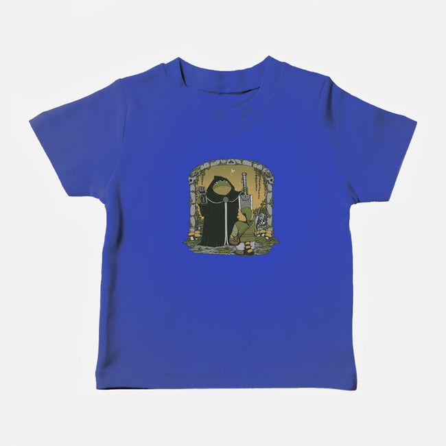 The Adventure Begins-Baby-Basic-Tee-pigboom