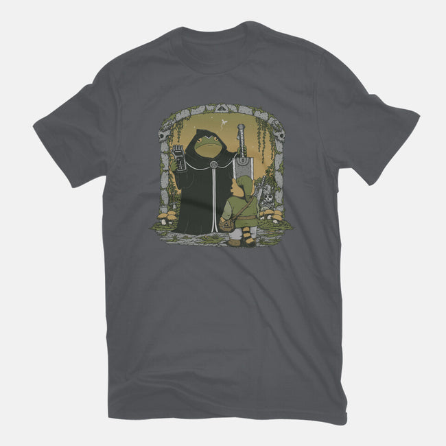The Adventure Begins-Mens-Basic-Tee-pigboom