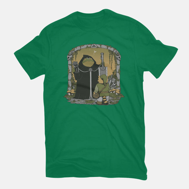 The Adventure Begins-Mens-Basic-Tee-pigboom