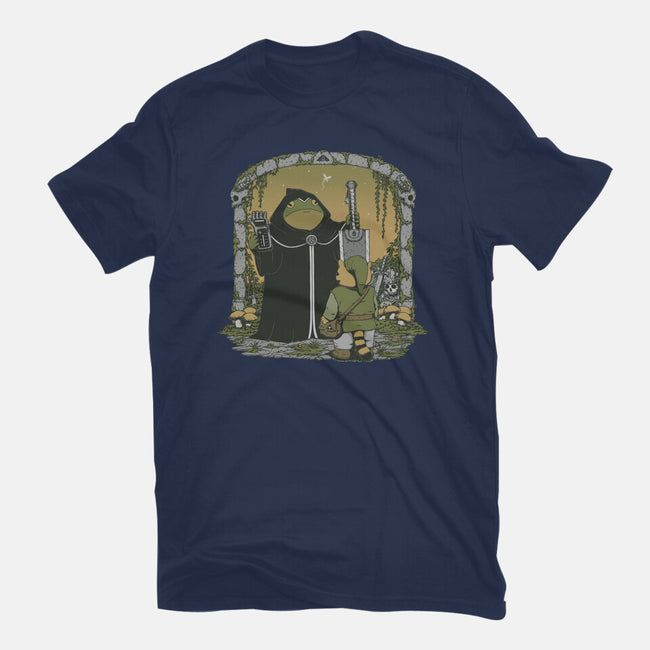 The Adventure Begins-Mens-Basic-Tee-pigboom
