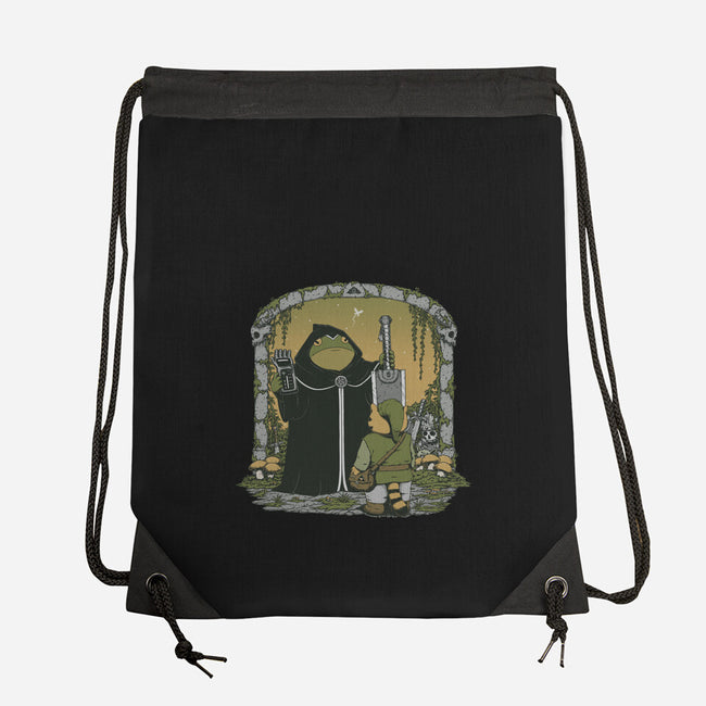 The Adventure Begins-None-Drawstring-Bag-pigboom