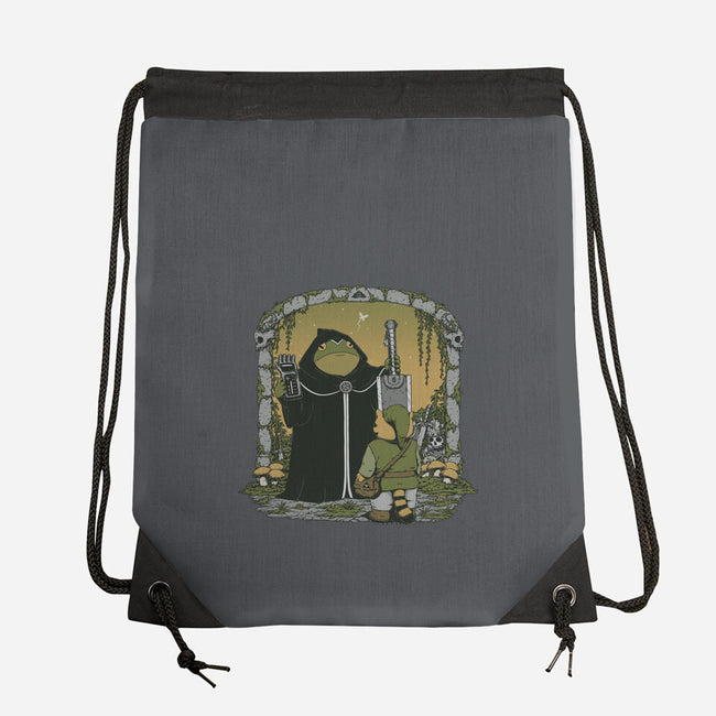 The Adventure Begins-None-Drawstring-Bag-pigboom