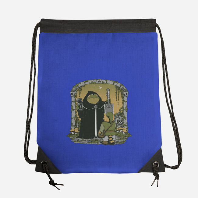 The Adventure Begins-None-Drawstring-Bag-pigboom
